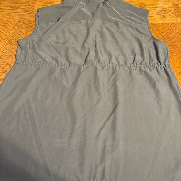 NEW Old Navy Waist Defined Collared Sleeveless Utility Midi Dress Army Green 2X - Picture 11 of 15
